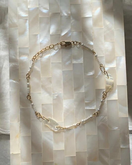 White seashell bracelet