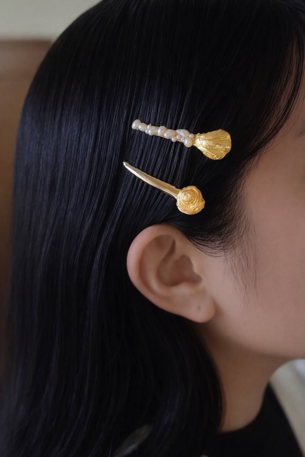 Seashell Hair Pins