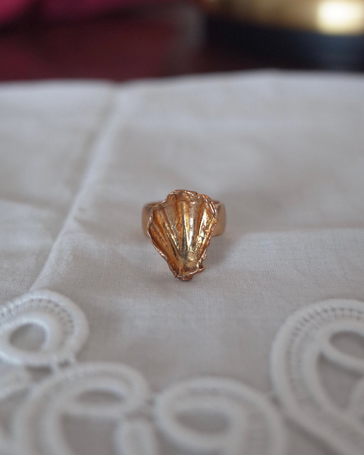 Memory of seashell ring