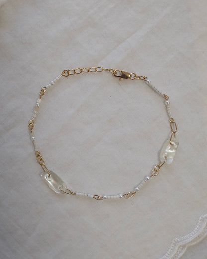 White seashell bracelet
