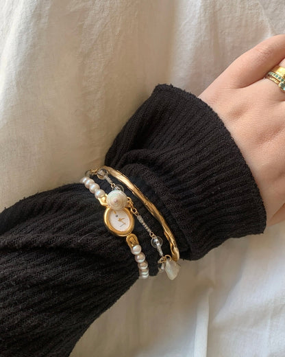 White snail bracelet
