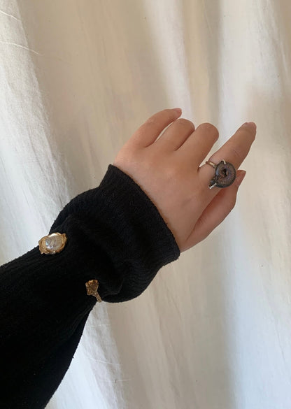 Seashell spoon bangle