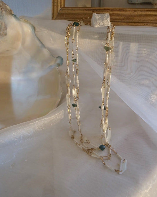 White seashell necklace