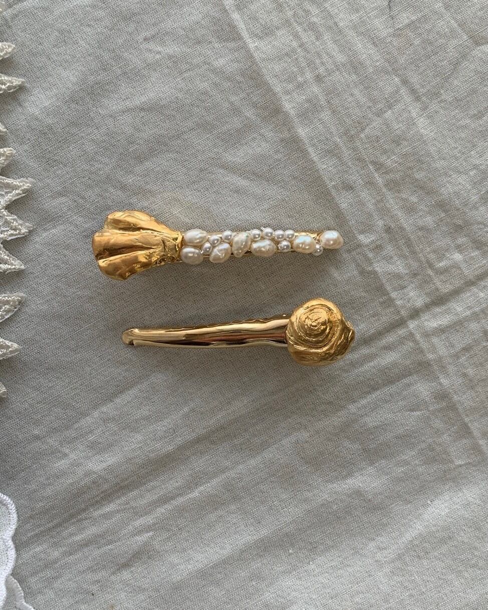 Seashell Hair Pins