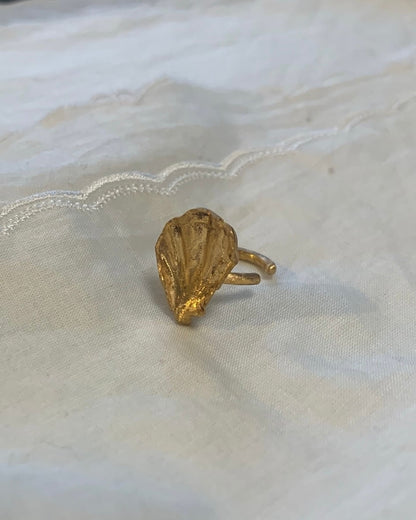 memory of seashell earcuff