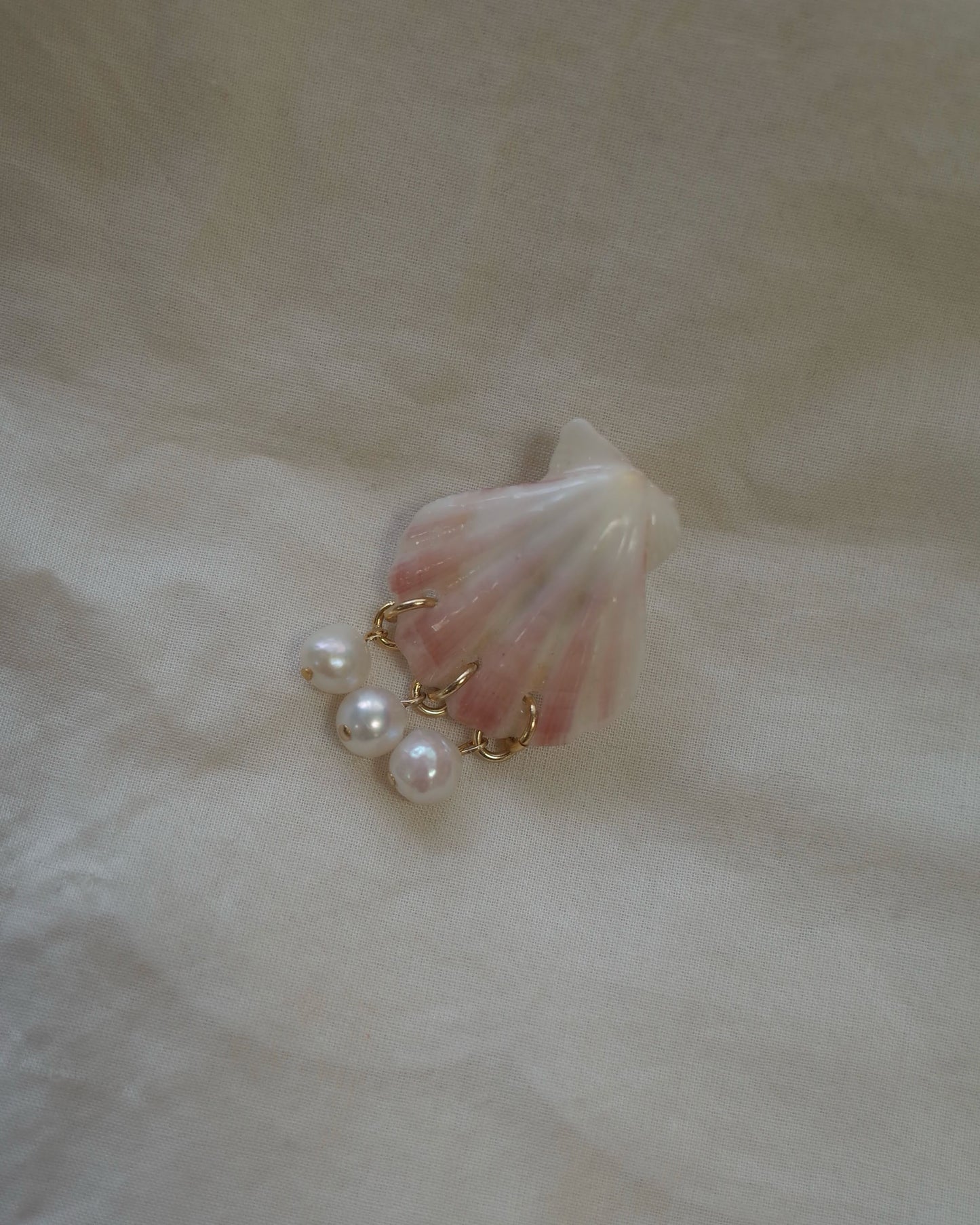 Pink seashell pierce