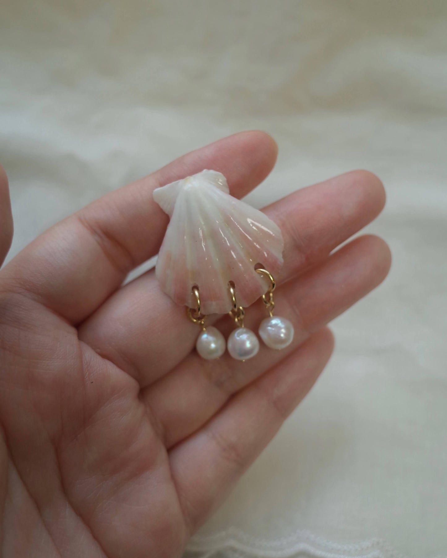 Pink seashell pierce