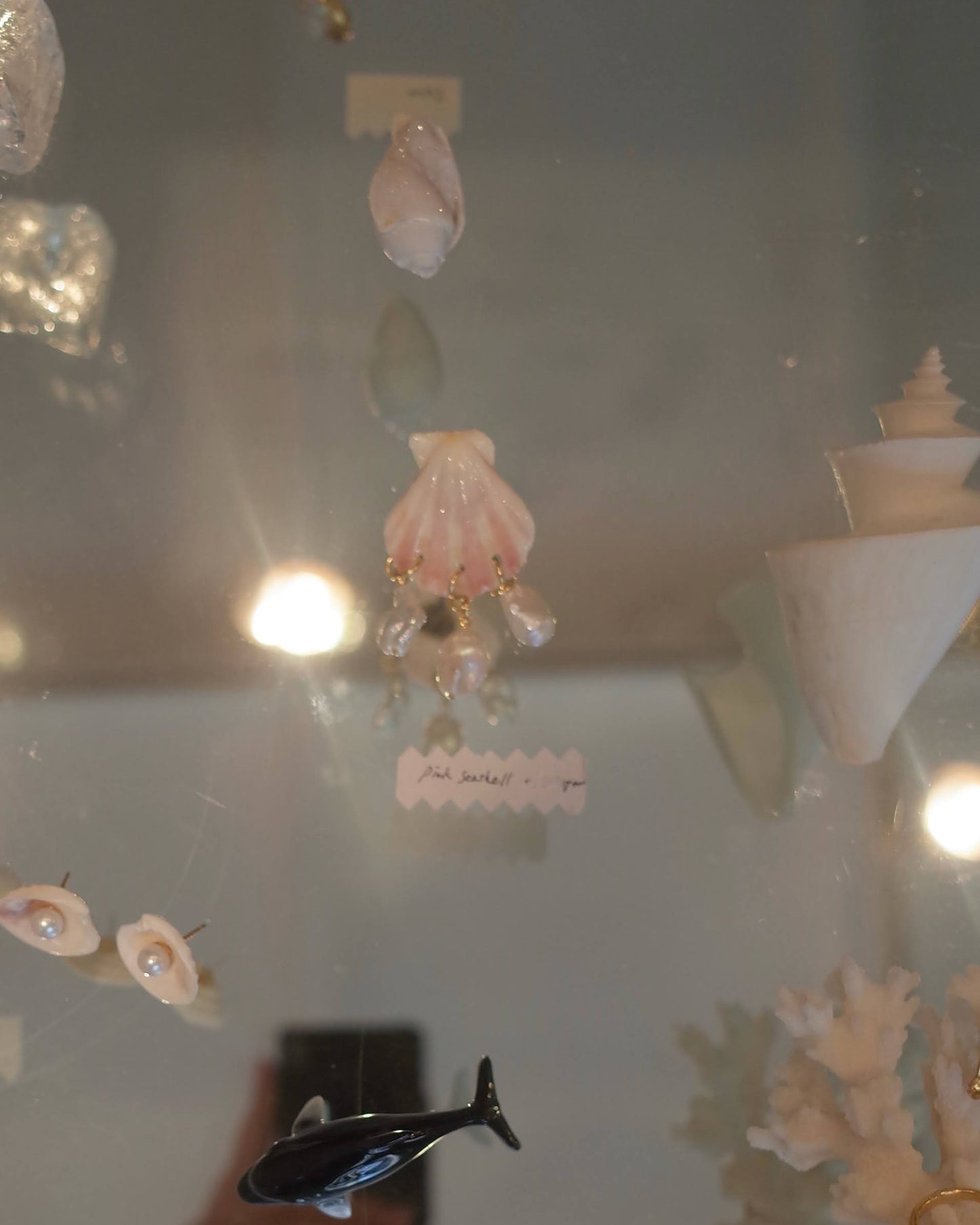 Pink seashell pierce