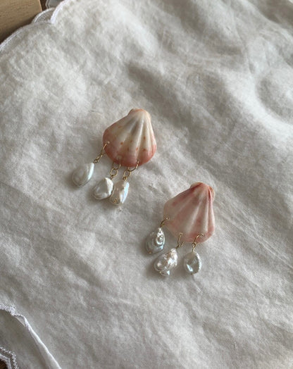 Pink seashell pierce
