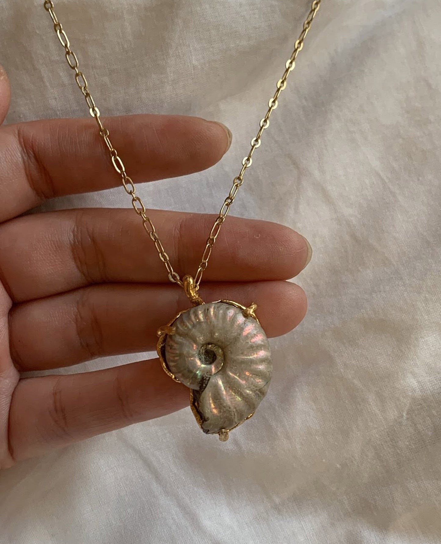 order ammonite necklace