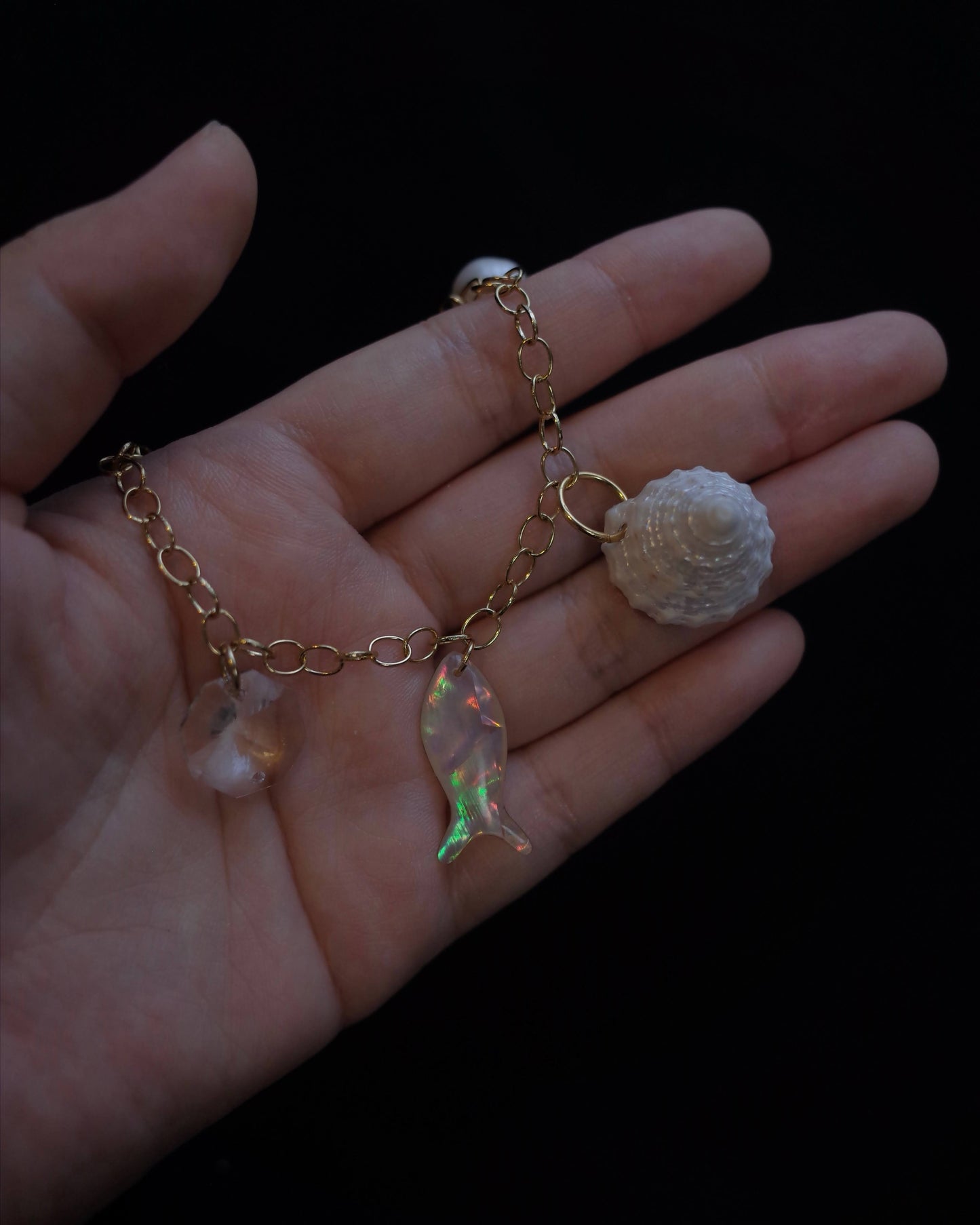 sea shell key chain 12