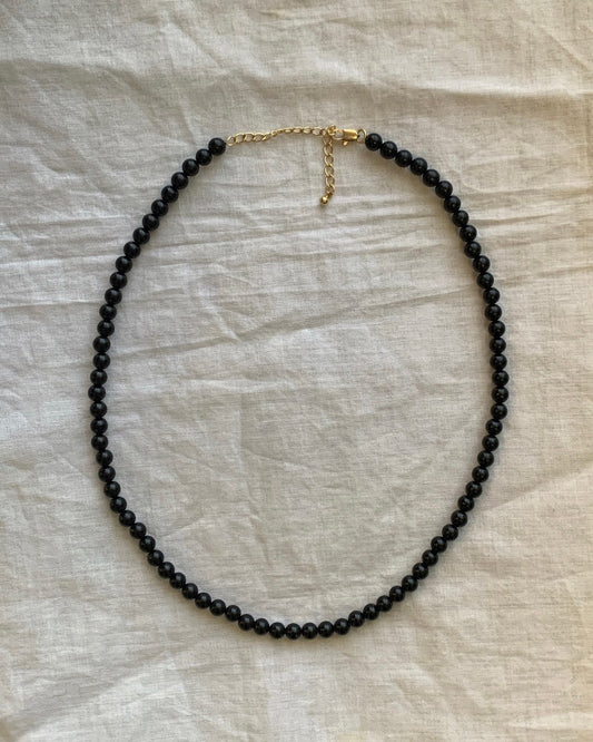 Jet  beads necklace
